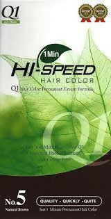 Q1 HI-SPEED HAIR COLOR #5 NATURAL BROWN