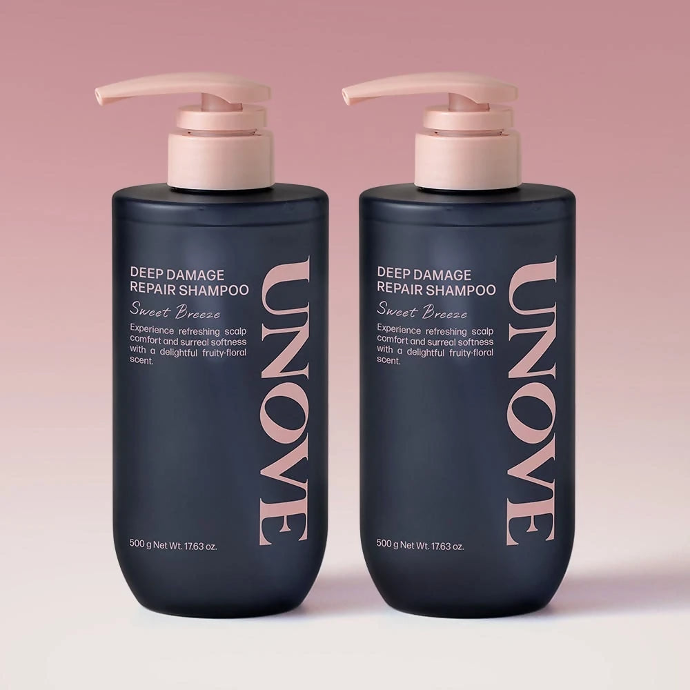 Unove Deep Damage Repair Shampoo 500G X 2PK