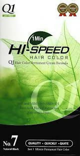 Q1 HI-SPEED HAIR COLOR #7 NATURAL BLACK