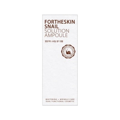 FORTHESKIN Snail Solution Ampoule 100ml