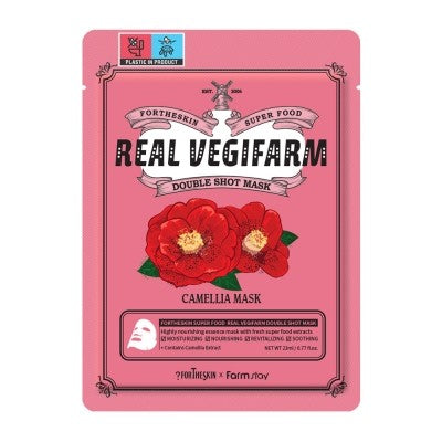 FORTHESKIN Super Food Real Vegifarm Double Shot Mask - Camellia 23ml