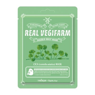 FORTHESKIN Super Food Real Vegifarm Double Shot Mask - Cica 23ml