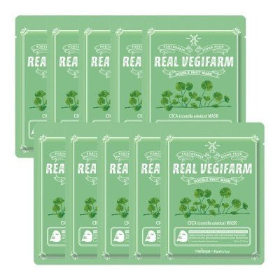 FORTHESKIN Super Food Real Vegifarm Double Shot Mask - Cica 23ml