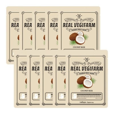 FORTHESKIN Super Food Real Vegifarm Double Shot Mask - Coconut 23ml