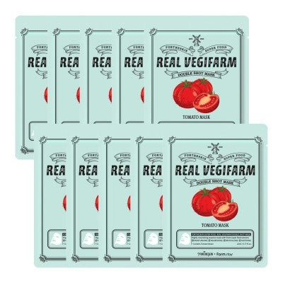 FORTHESKIN Super Food Real Vegifarm Double Shot Mask - Tomato 23ml